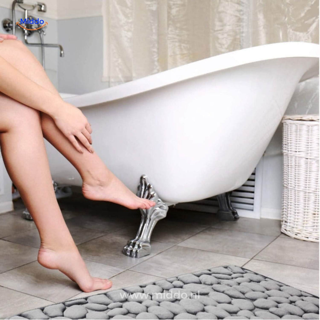 AquaMat™ Antislip Badmat | Veiligheid en Comfort voor Jouw Badkamer