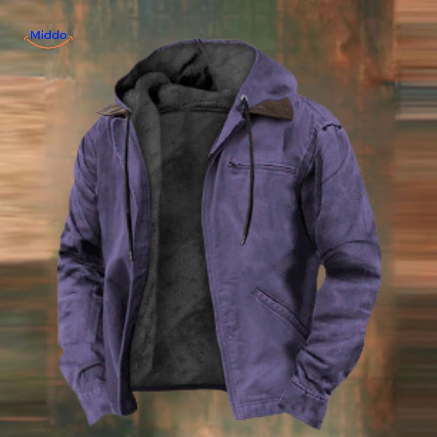 ColorFusion Hoodie donkerblauw met capuchon voering www.middo.nl