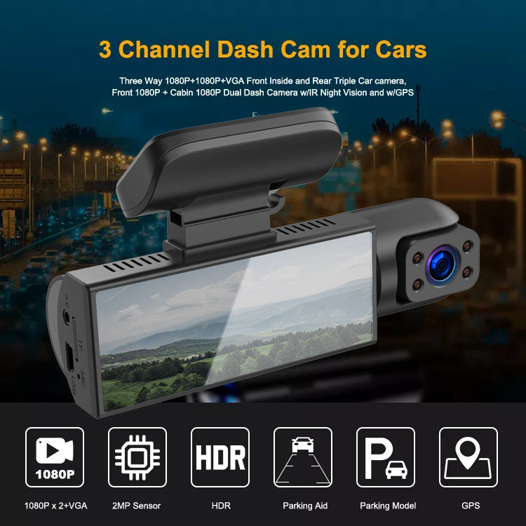 Dashcam Pro betrouwbare dual lens