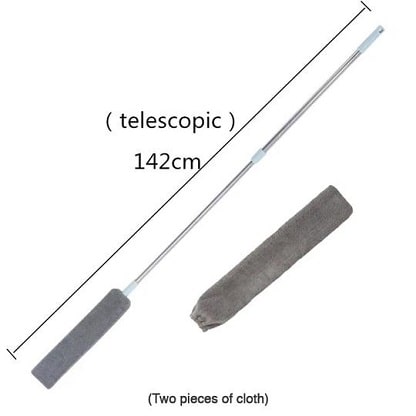 Telescopische EasyClean uitschuifbare stofdoek met twee doeken