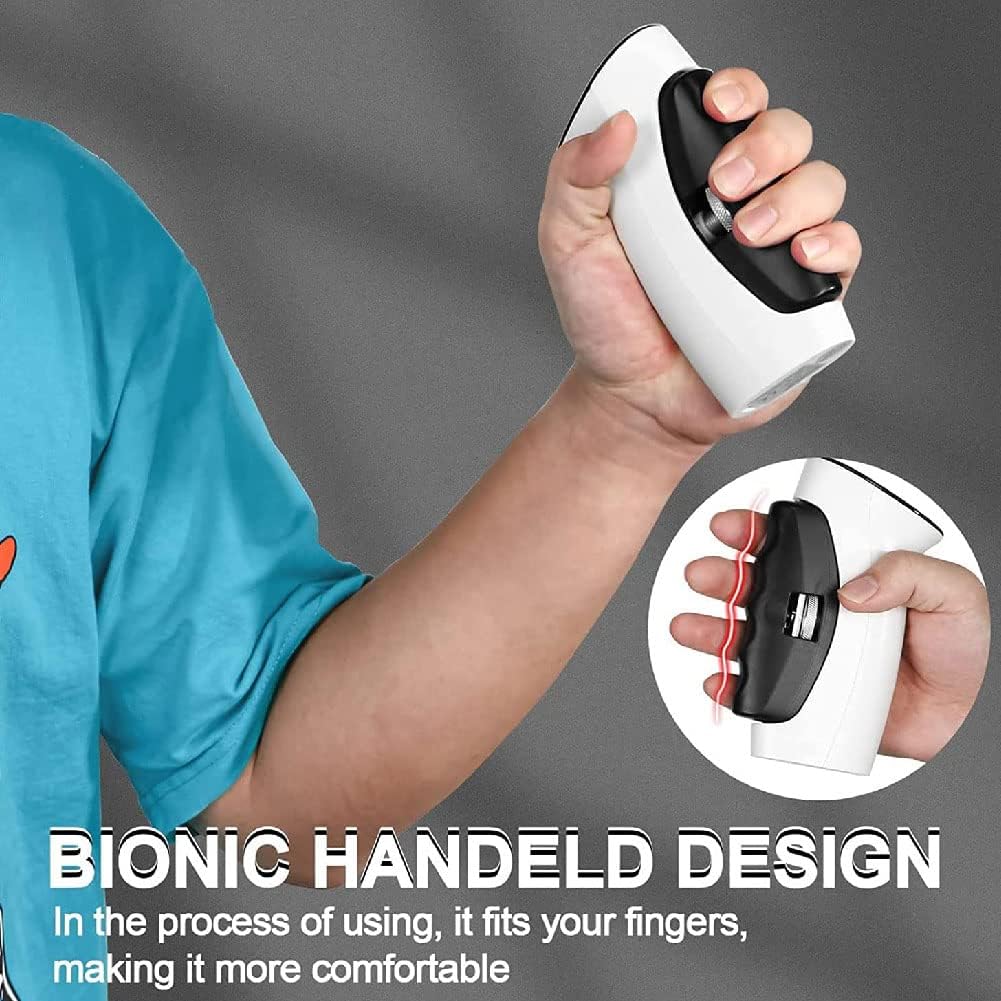 Handgreep design van de GripMaster Pro handtrainer.