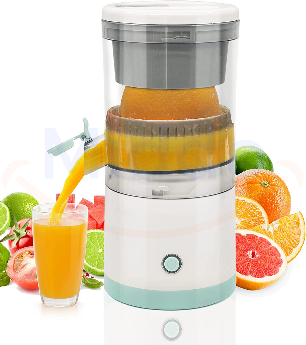 Eenvoudige bediening van de Juice-O-Matic sapmachine