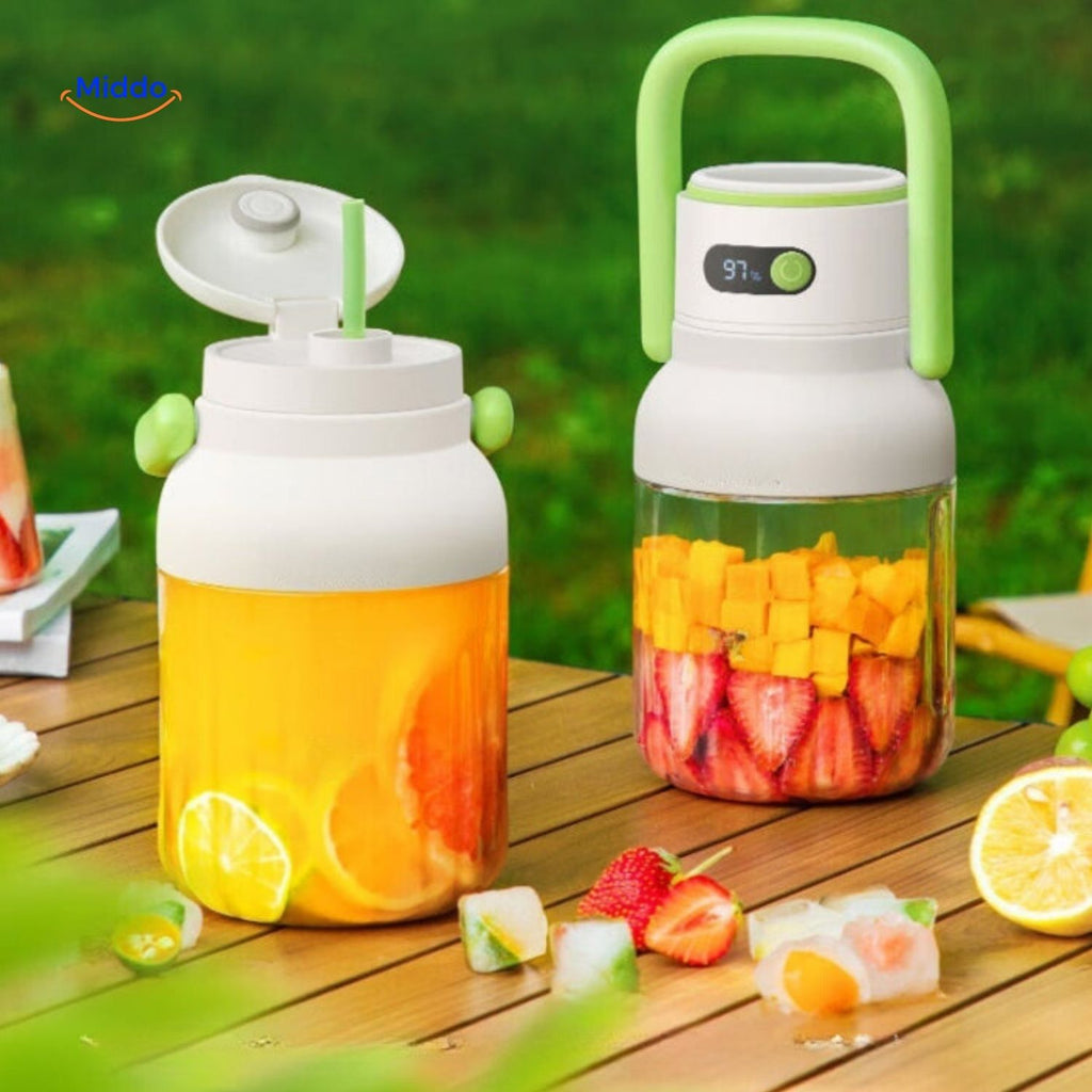 JuiceX blender met fruit voor fresh drankjes www.middo.nl