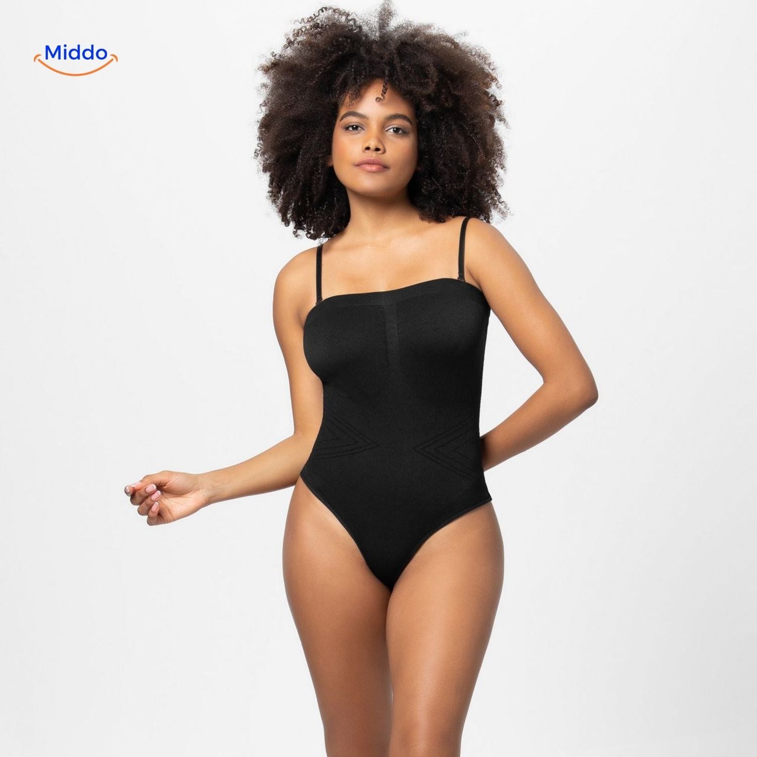 ShapelyFit body shaping bodysuit dames shapewear corset top body met dunne bandjes middo