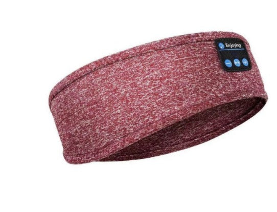 Rode Sleepband met Bluetooth bedieningselementen en comfortabele pasvorm