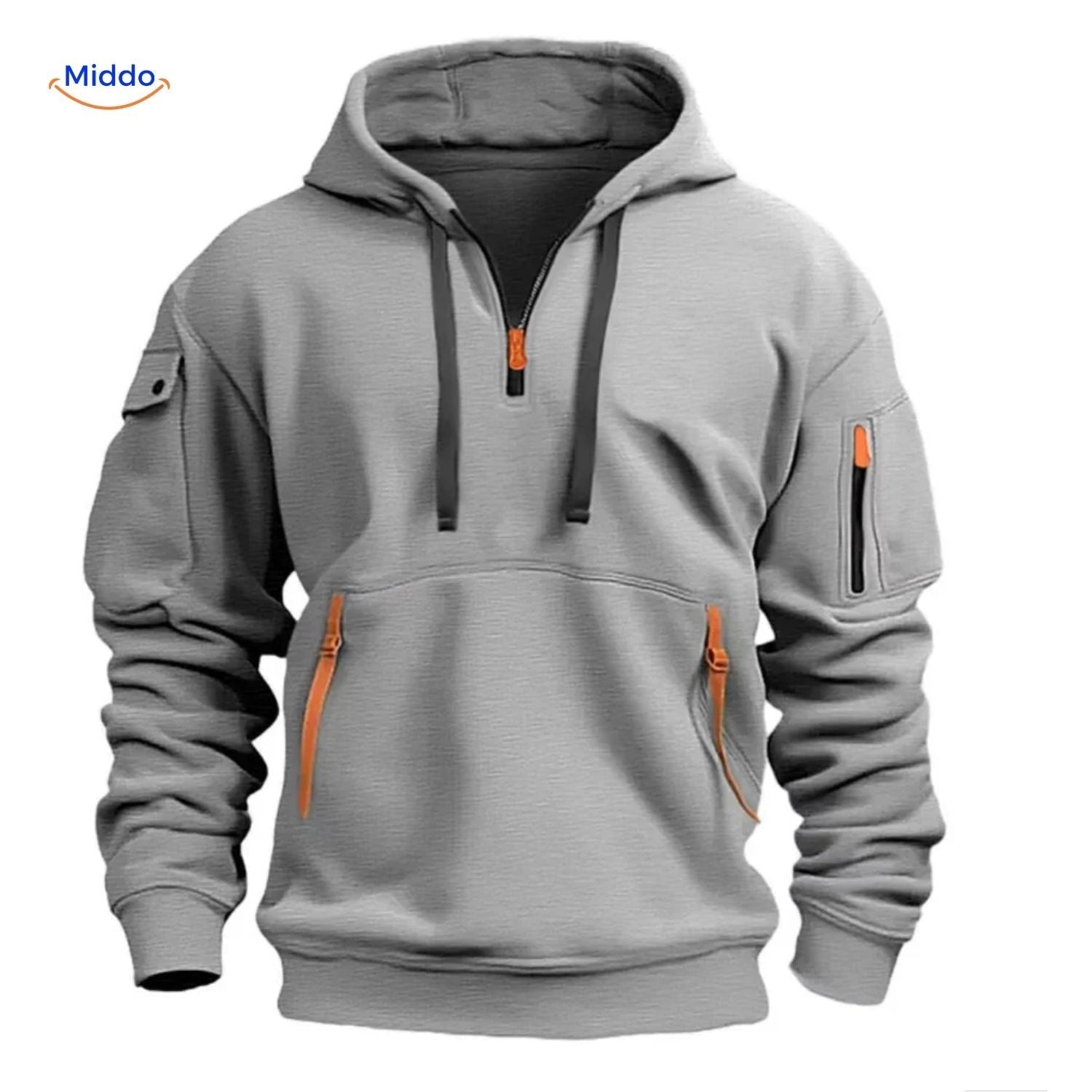 Thom Hooded Pullover meerkleurige opties comfortabel en praktisch www.middo.nl