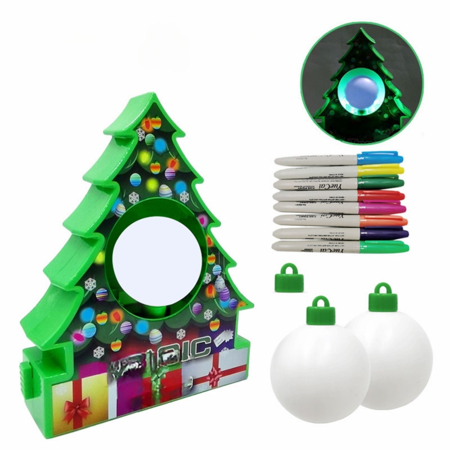 TreeMendous Kerstversiering DIY Set schilderen ornamenten handgemaakt Middo