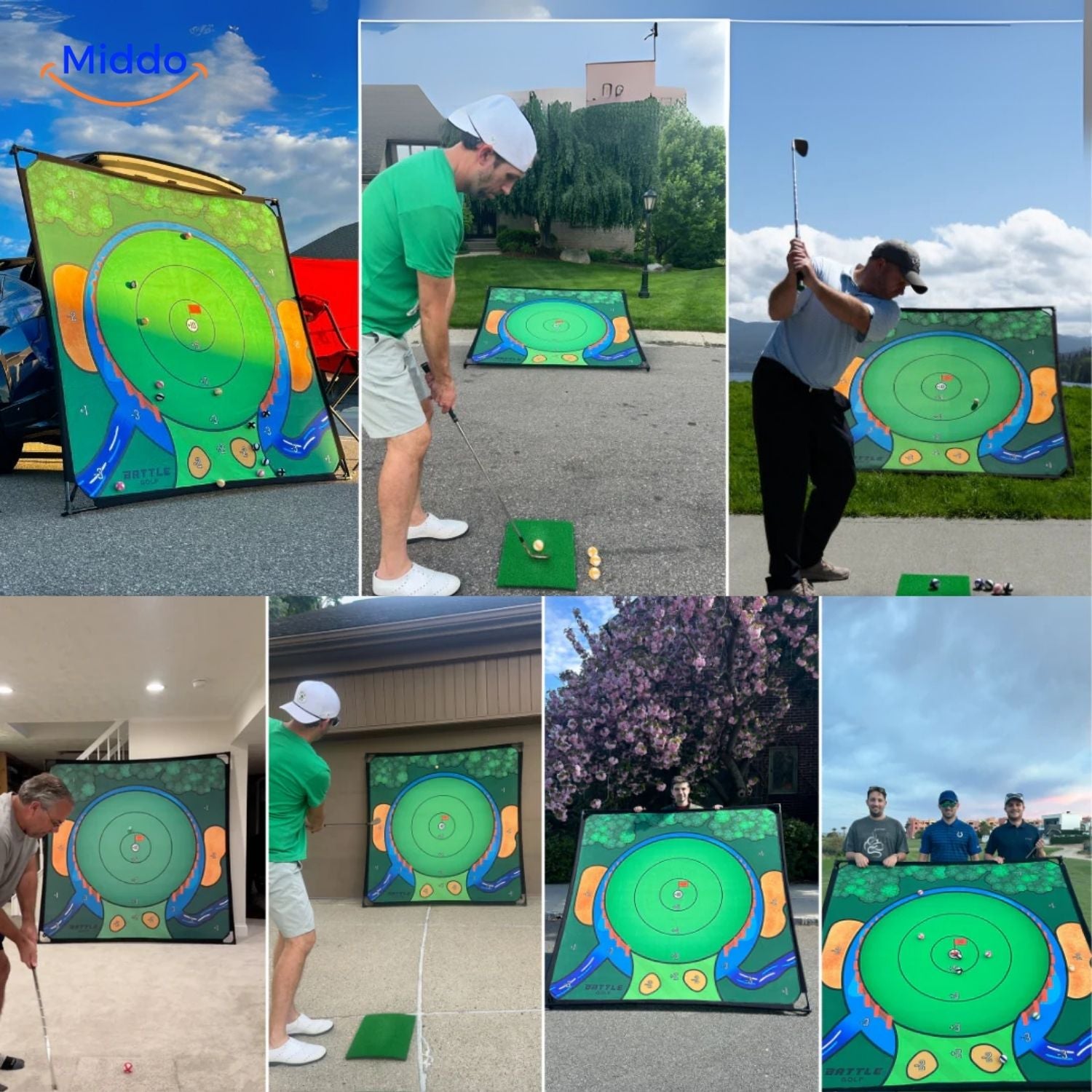 golfmaster arena golf chipping game doelwit training battle middo.nl