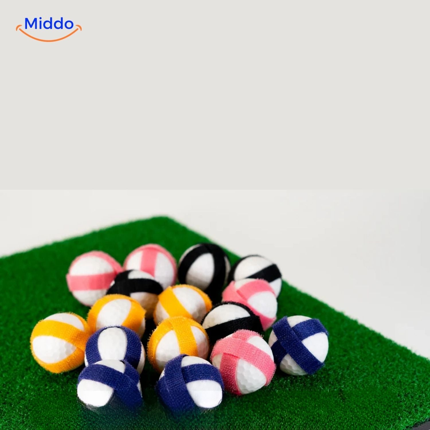 golfmaster arena velcro golfballen voor chipping spel training middo.nl