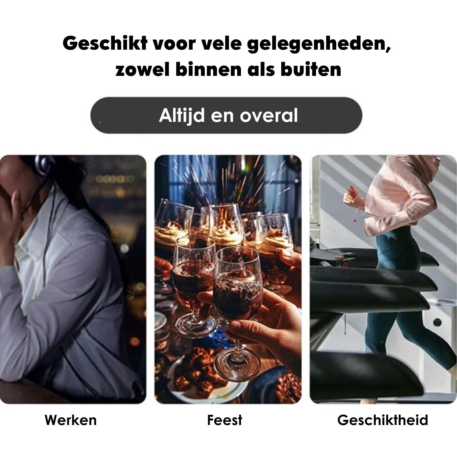 Mensen Die Postura™ Dragen Tijdens Verschillende Activiteiten