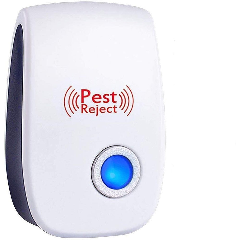 Close-up van Pest Reject apparaat met blauwe LED