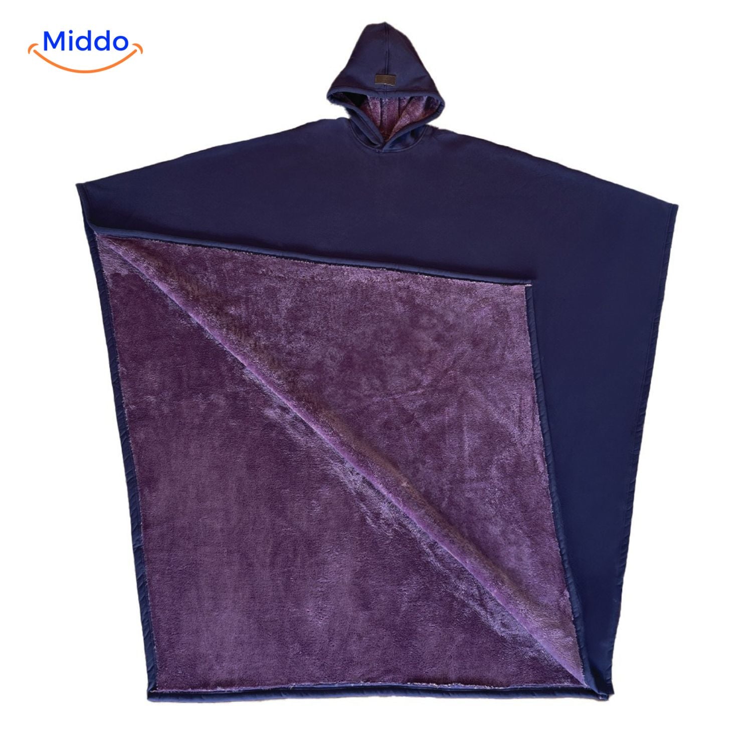 shadowhood cape camouflage bos patroon warme poncho middo.nl