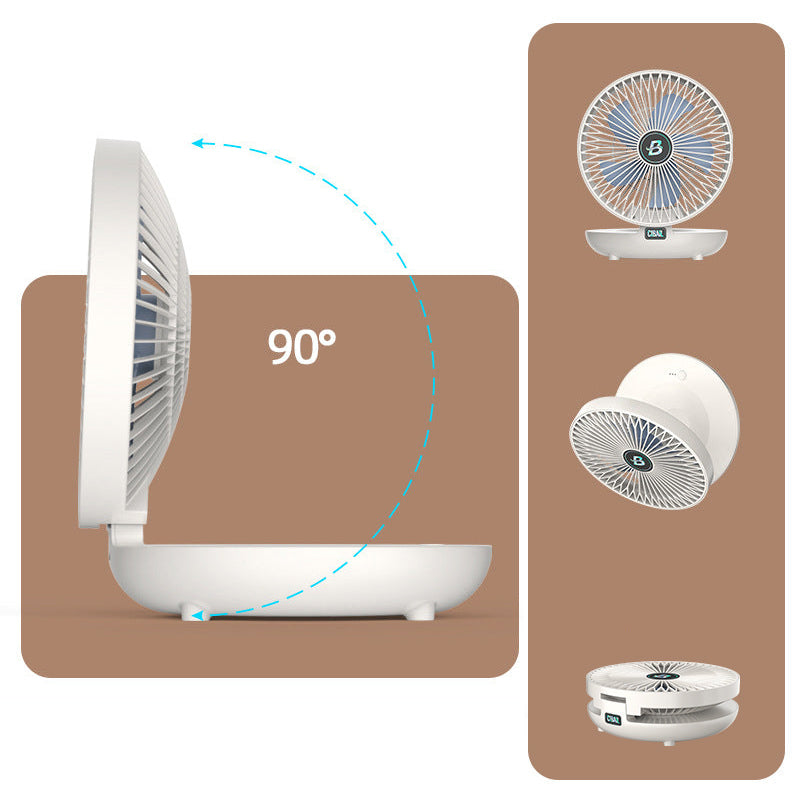 SwiftAir ventilator met 90 graden draaifunctie.