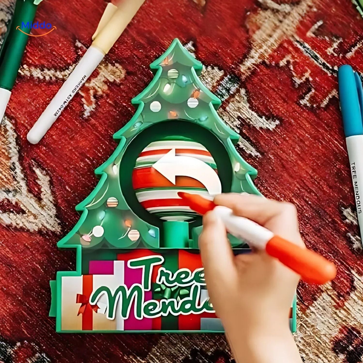 treemendous diy ornamenten set decoratie met stift middo